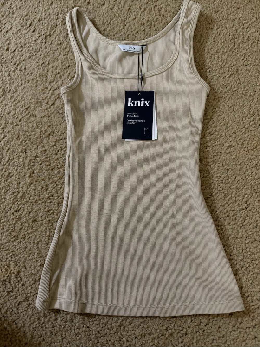 Knix SculptRib Cotton Tank